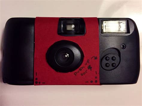 Disposable Camera Cover Template